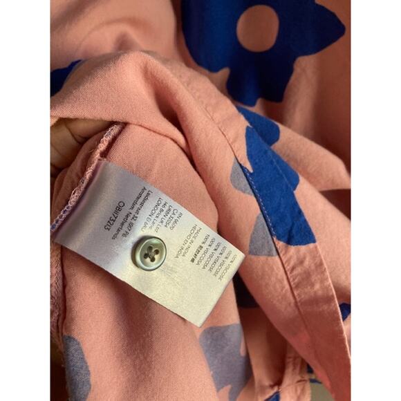 Urban Outfitters DAISY Print Button-Down Men's Shirt - Men's Pink Shirt - S - Picture 7 of 8